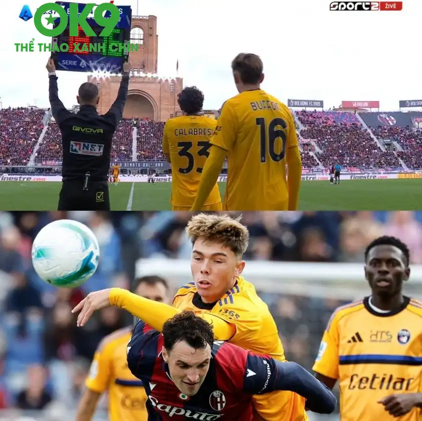 Louis Buffon (số 16) chính thức ra mắt Serie A (Ảnh: X). Louis Buffon (số 16) chính thức ra mắt Serie A (Ảnh: X).